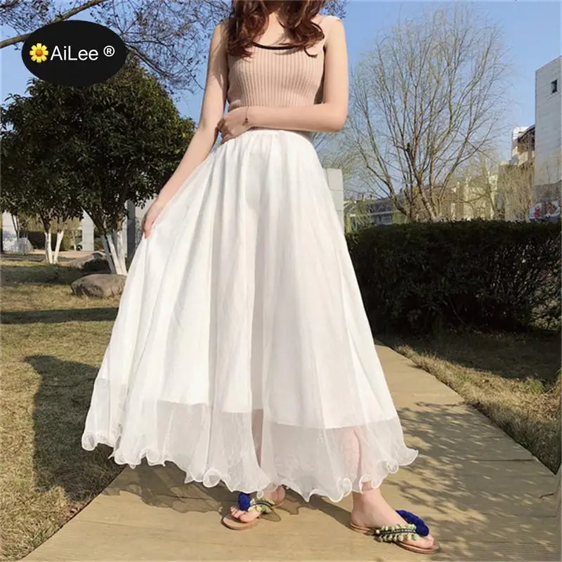 

Boho Long Summer Autumn Bling Skirt Gray Brown Beige Pink Black Long Skirts Womens Elegant Maxi Skirt Street Wear Office Elegant