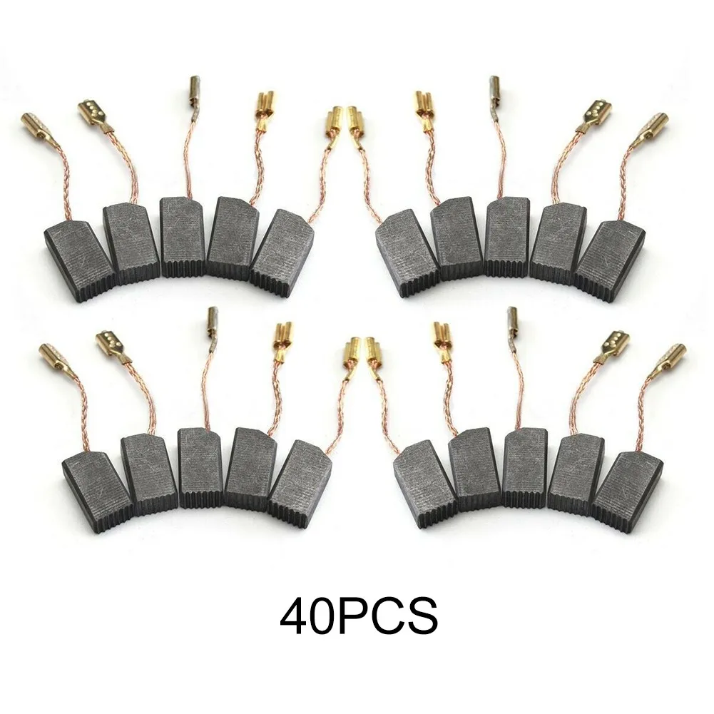 

40× 14x8x6mm Replaceable Motor Carbon Brushes Power Tool For 100mm Angle Grinder/Electric Hammer/Electric Drill