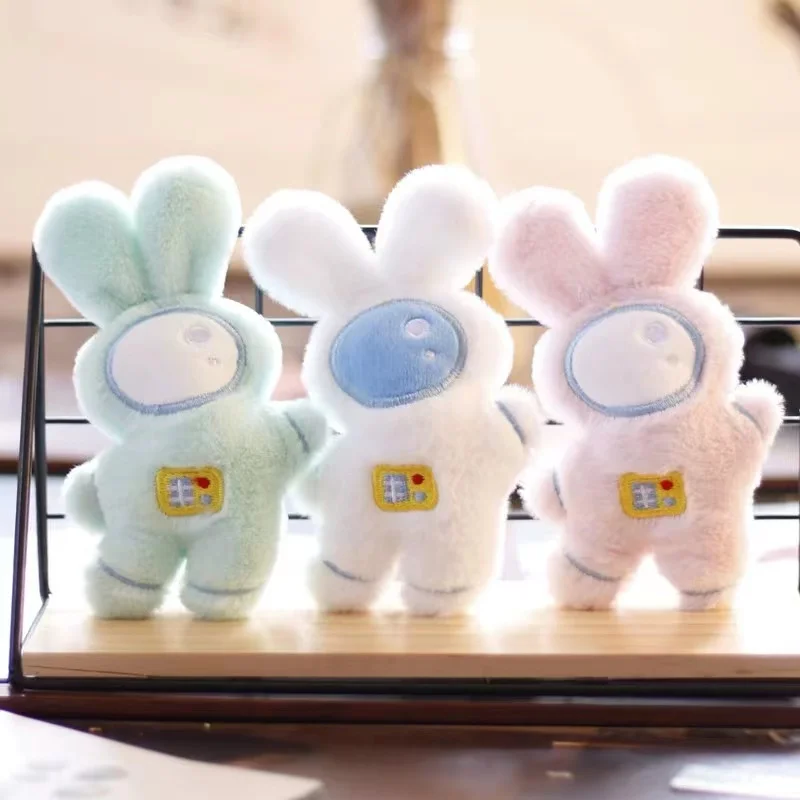 

Net Red Cute Cute Space Rabbit Small Pendant Stuffed Animal Doll Small Rabbit Bag Hanging Ornaments Key Chain Bukawaii Doll