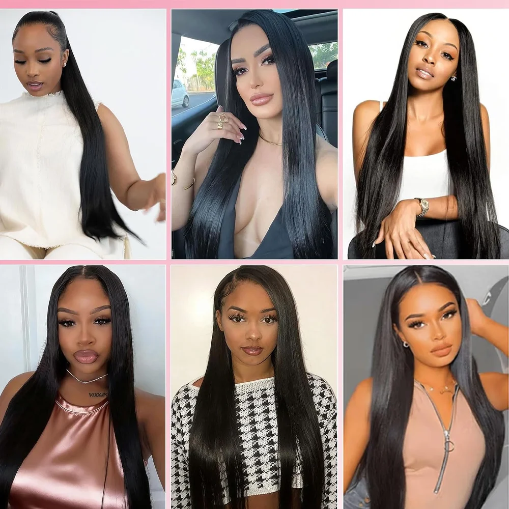 Наборы прямых волос 12A Tissage Cheveux Humains Bone Straight: двойные машинные швы, натуральные волосы Реми для наращивания (art.: 3920dc9b007eb) - 3920dc9b007eb