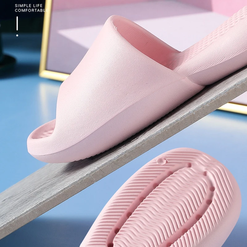 Home Slippers Cloud Platform Women Summer Beach Slides Indoor Non Slip Eva Sandals Men Male Ladies Shoes Female House Flip Flops