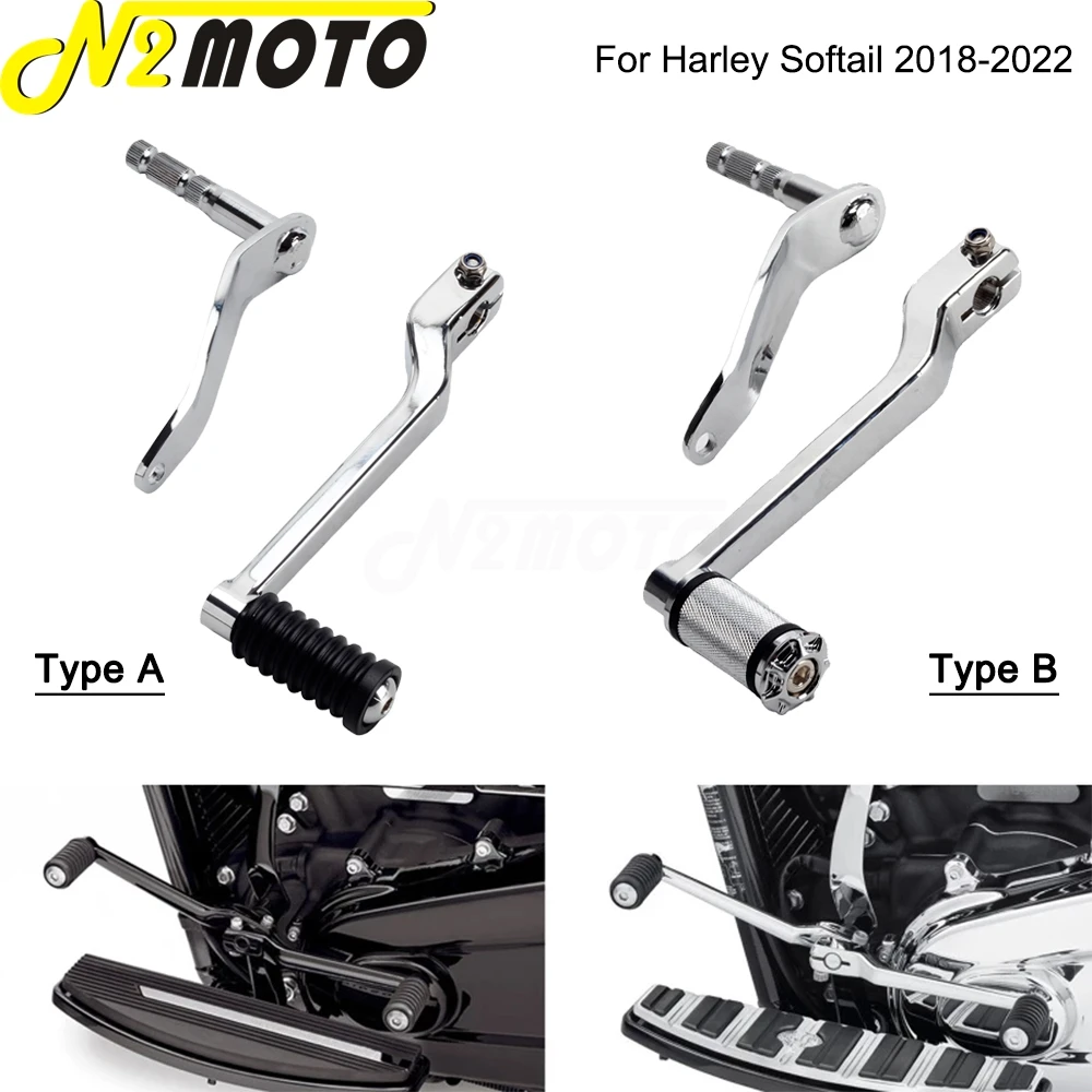 

Heel Toe Shift Lever Shifter Peg Pedal For Harley Softail Breakout Deluxe Fat Bob Boy Sport Glide FLSB FXBR FLDE FLFB FXFB 2018+