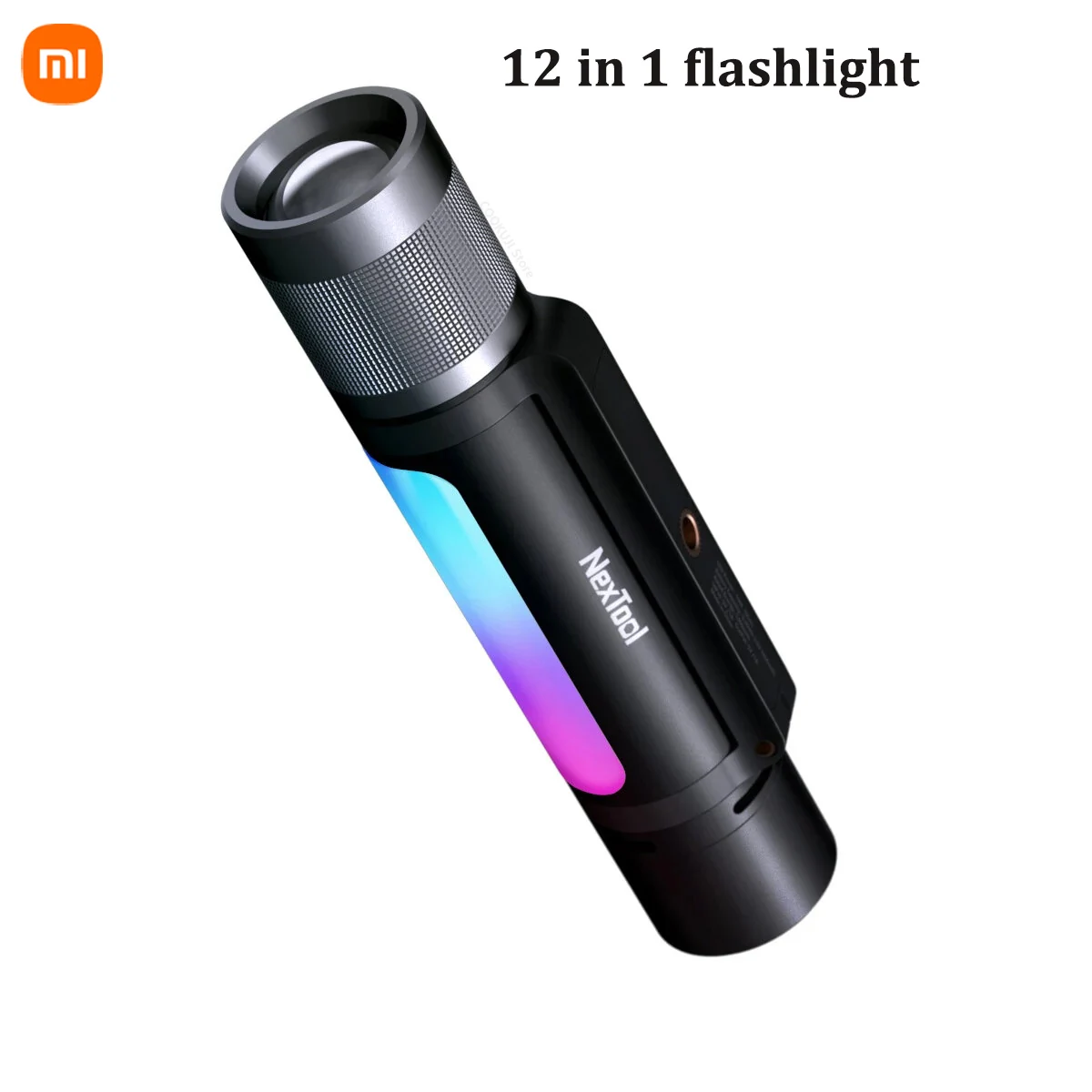 

Youpin Nextool 12 In 1 Flashlight Waterproof Speaker USB-C Powerbank with Pick Up Voice Activated Color RGB Music Rhythm Light