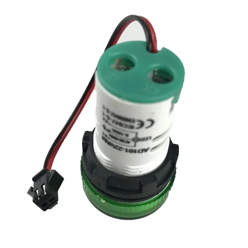 DIY AD101-22VAM mini circular design highlight digital display signal lamp type 0A-100A/50-500V AC voltage and current watch wit