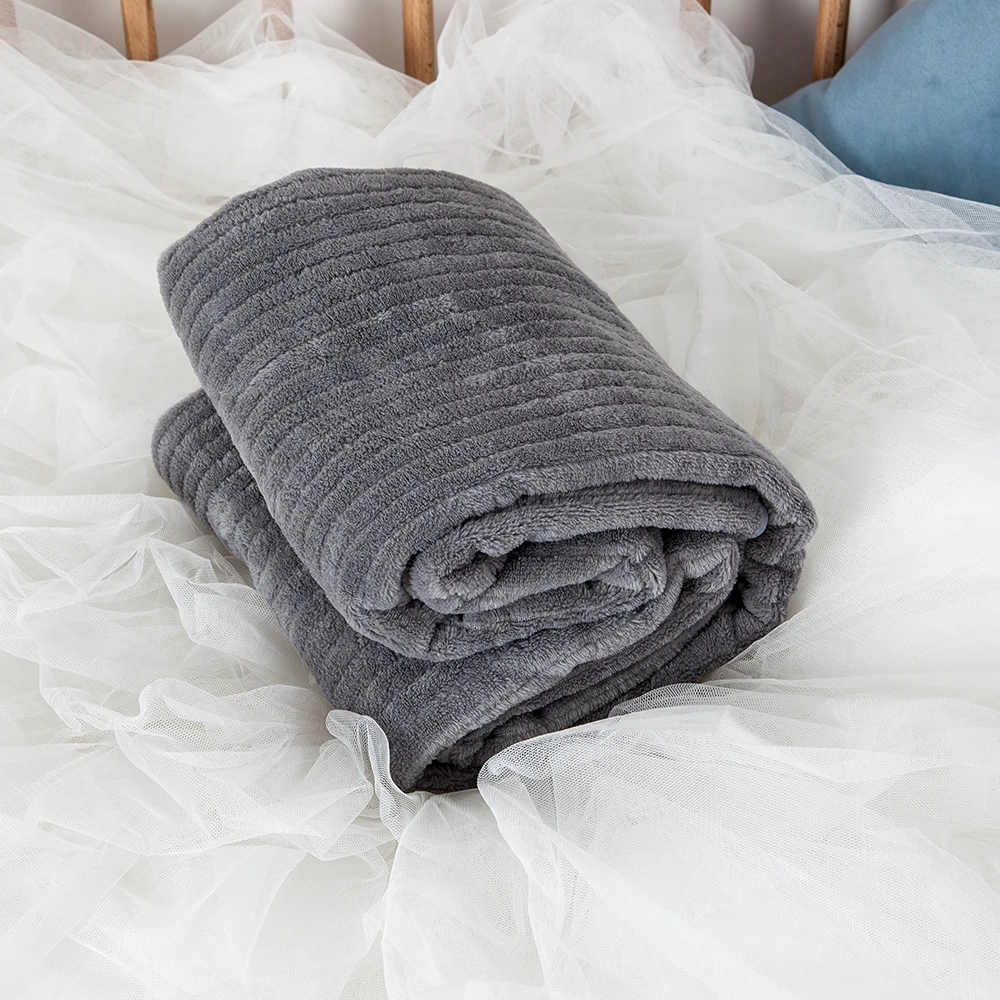 

Baby Bath Towel Coral Fleece Absorben Bathrobe Simple Vertical Stripes Soft Blanket Kids Bath Shower Towel Dropshipping