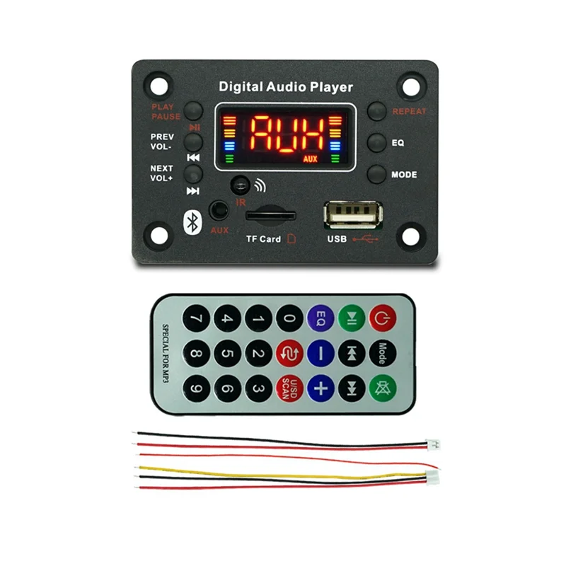 2X40 Вт усилитель стерео MP3 декодер плата 7 В-25 В аудио мощность Bluetooth 5 0 FM-радио JQ-D128BT