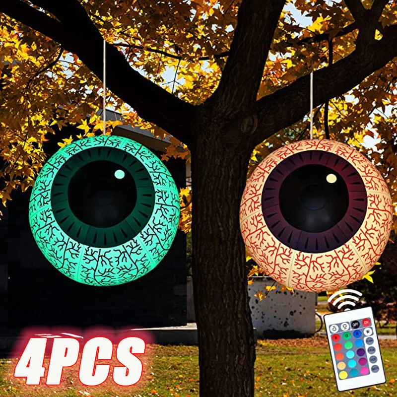 Меняющие Цвет Надувные Шарики Для Глаз Украшение На Хэллоуин Декор Двора