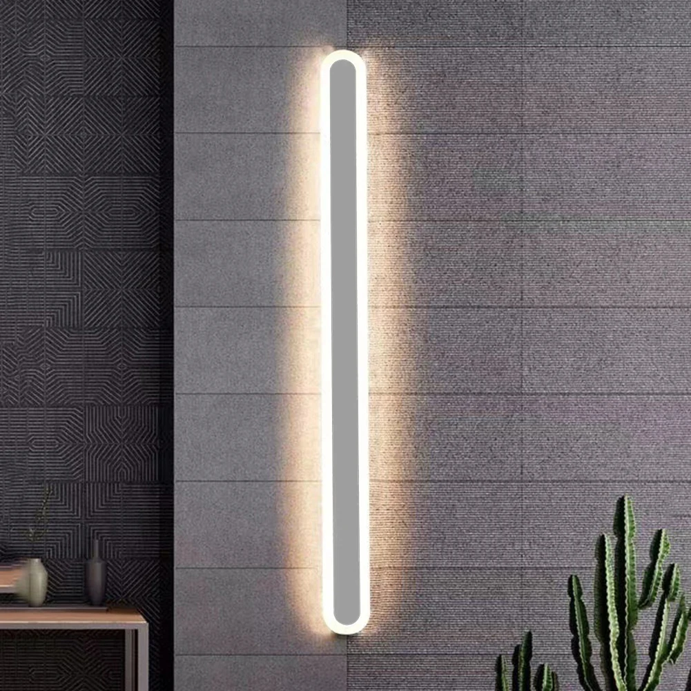 

Nordic Modern Strip Wall Lamps Home Living Room Background Wall Porch Aisle Lamp Indoor Sconce Lighting Decoration