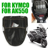 for kymco ak550 ak 550 motorcycle accessories seat bag seat under storage pouch bag tool bag zipper waterproof leather parts