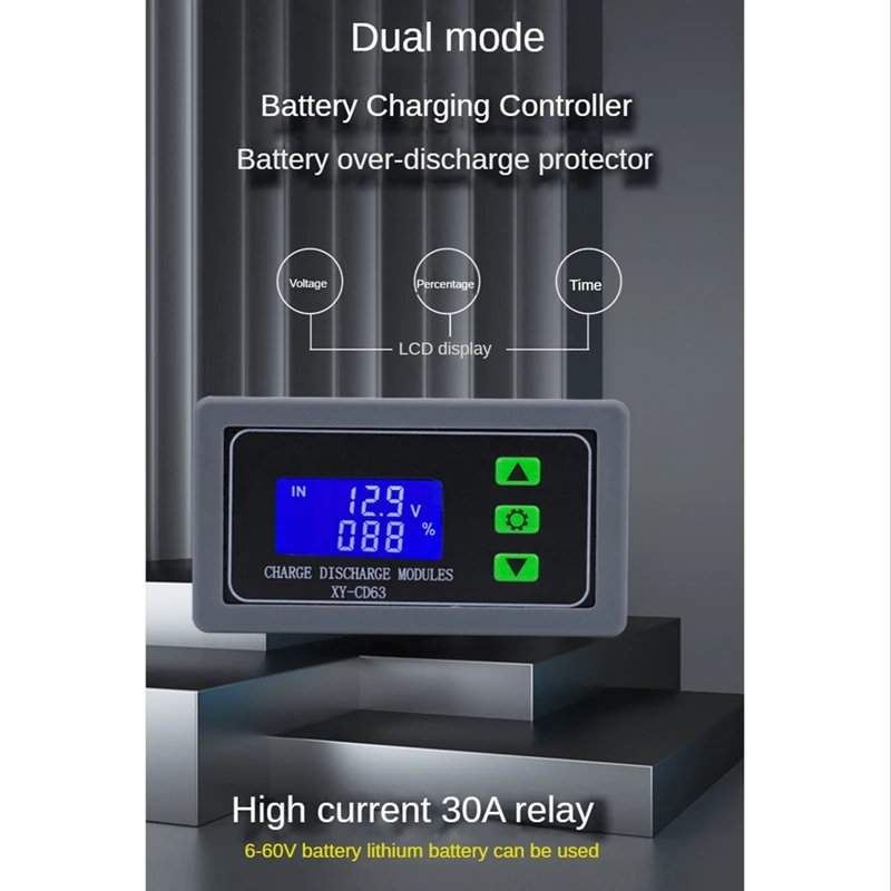 XY-CD63 CD63 30A контроль зарядки аккумулятора Защитная пленка для с полным отключением