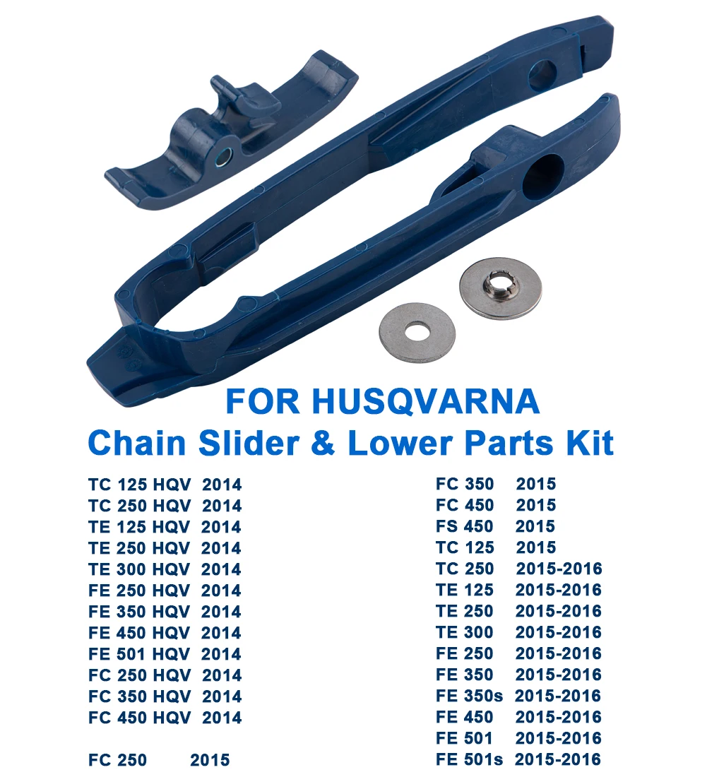 

Для Husqvarna TE FE 14-23 TC FC 14-22 TX FX 17-22 FS450 15-24 слайдер цепи мотоцикла, направляющая защиты маятника