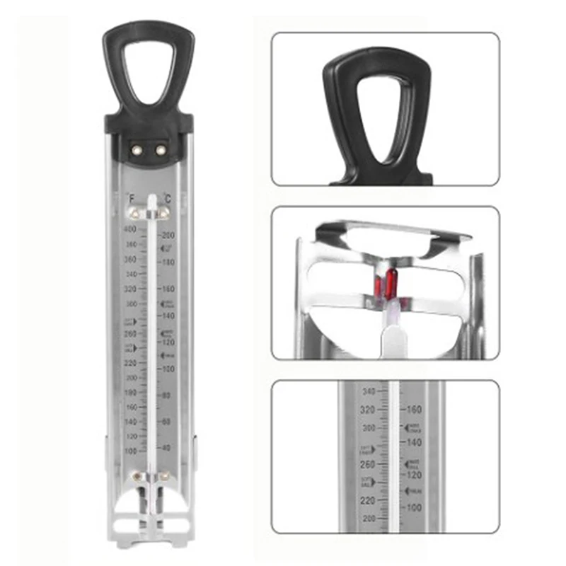 

Кухонный измеритель температуры из нержавеющей стали с двойным дисплеем