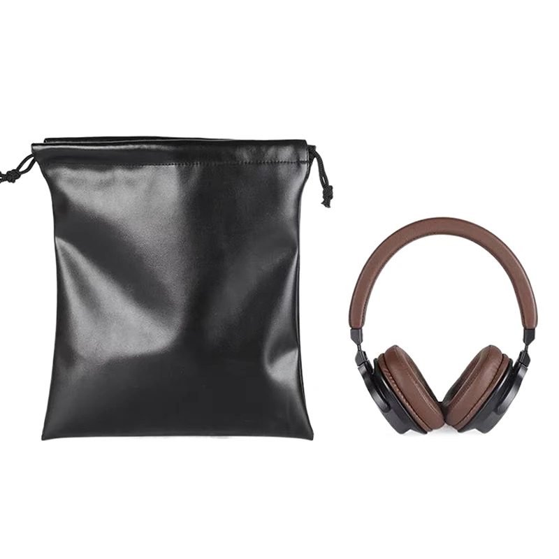 Мягкая сумка для наушников из искусственной кожи на шнурке телефона кабель