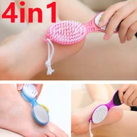 foot scrubber foot file foot rasp callus remover stainless steel foot grater foot grinding stone foot care 4 in 1 pedicure tools