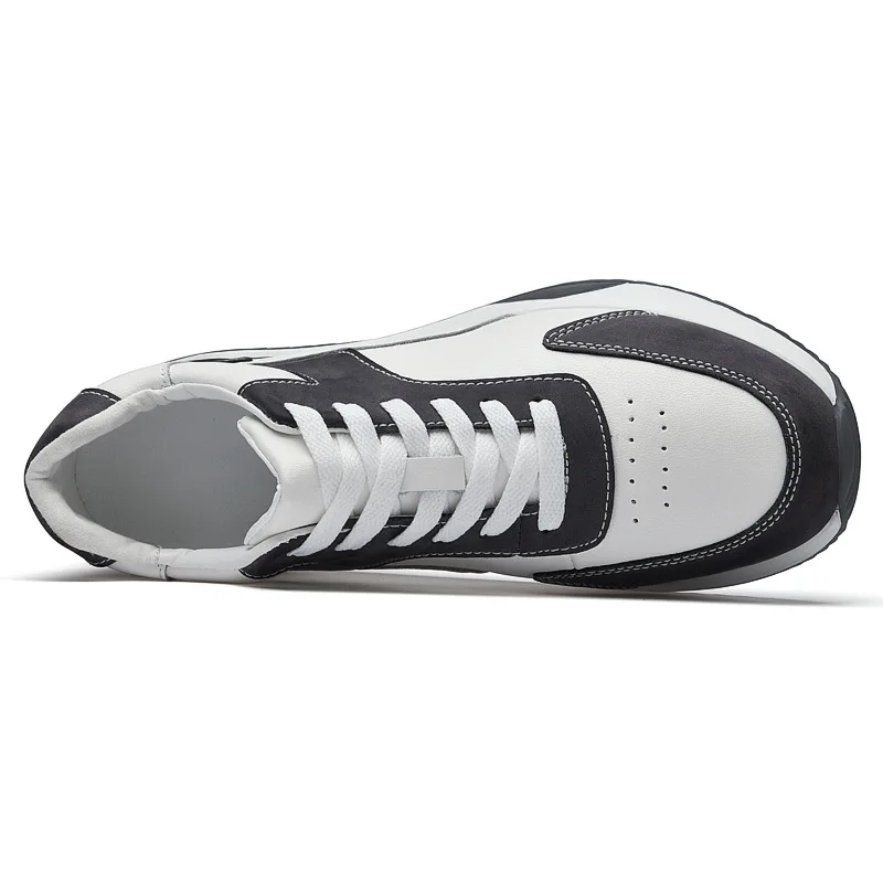 Height Increasing Shoe Men Taller Elevator 8CM Invisible Insole  baseball for Daily Men's Heighten Increased Wedding Oxfords Off