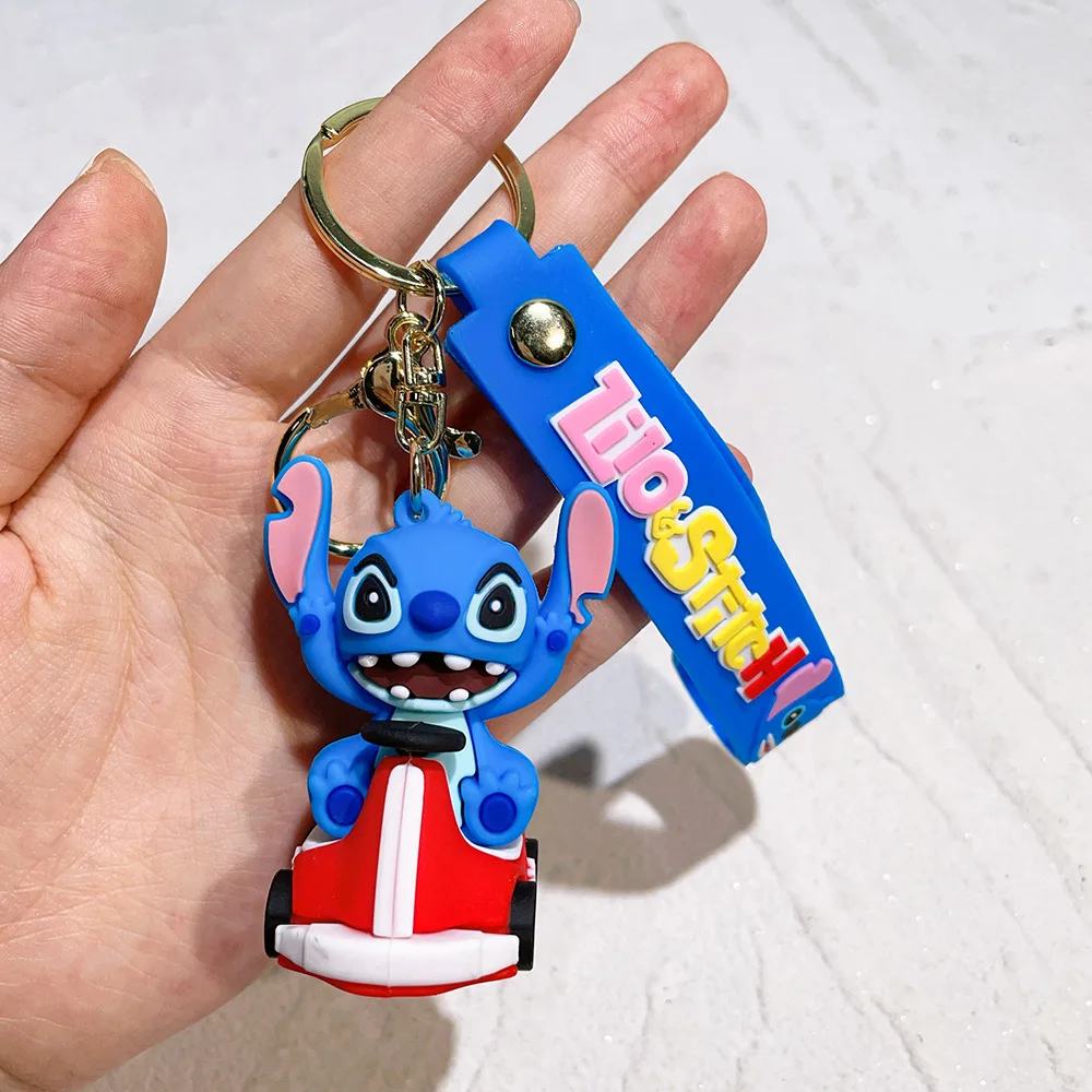 Брелок Lilo & Stitch, серия автомобилей, милая кукла, серия для скейтбординга, кулон, стежка, гаражный комплект, новогодний рождественский подарок, 5 см (art.: 3920ceb795bcc) - 3920ceb795bcc