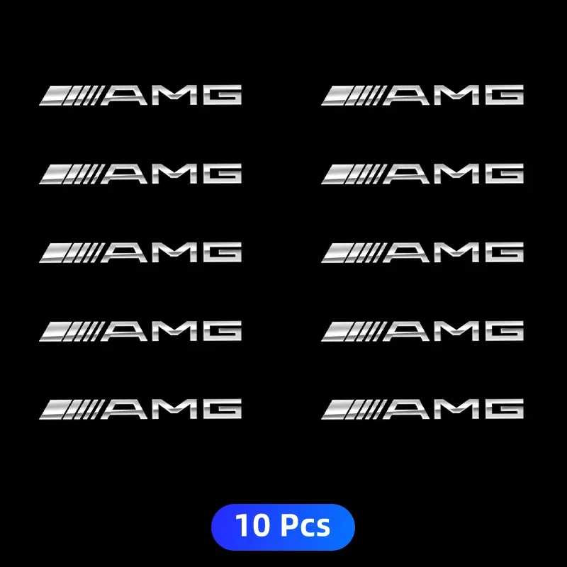

2/5/10 шт. 3D металлические наклейки с логотипом автомобиля, декоративные аксессуары для Mercedes Benz AMG class GLE GLK W203 W212 W205 W206 W220 W211