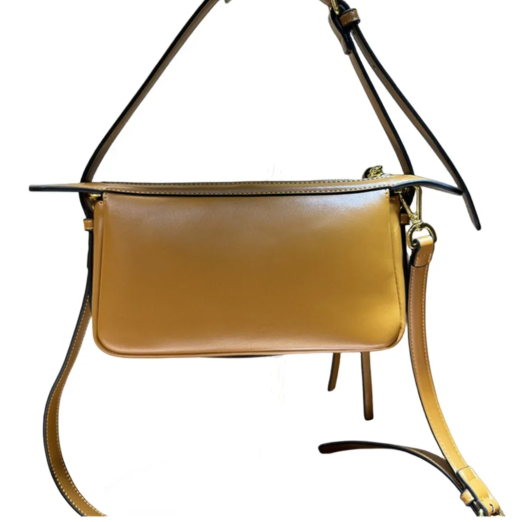 Голубая 2024 новая женская французская сумка подмышки высококачественная для