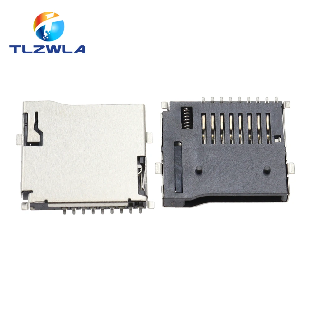 10 шт. 9-контактные фоторазъемы размер 14*15 мм слот для TF-карты подходит телефона