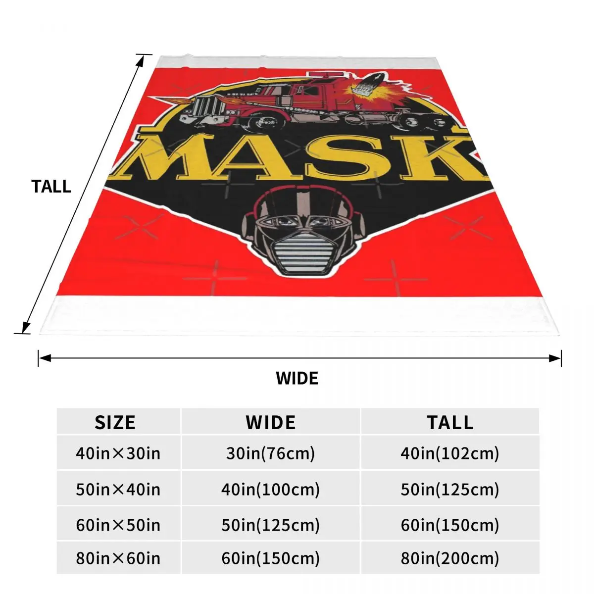 MASK Mobile Armored Strike Kommand Одеяло Покрывало на кровать Диван-кровать для девочек с