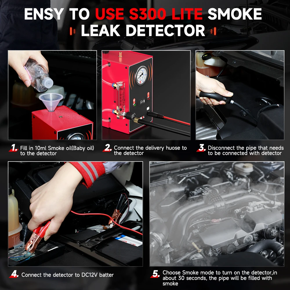 ANCEL S300 Lite автомобильная машина EVAP диагностический вакуумный тестер обнаружения