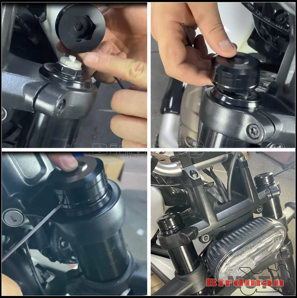 Верхняя крышка передней вилки мотоцикла для Harley Sportster S 1250 RH1250S верхняя протектор