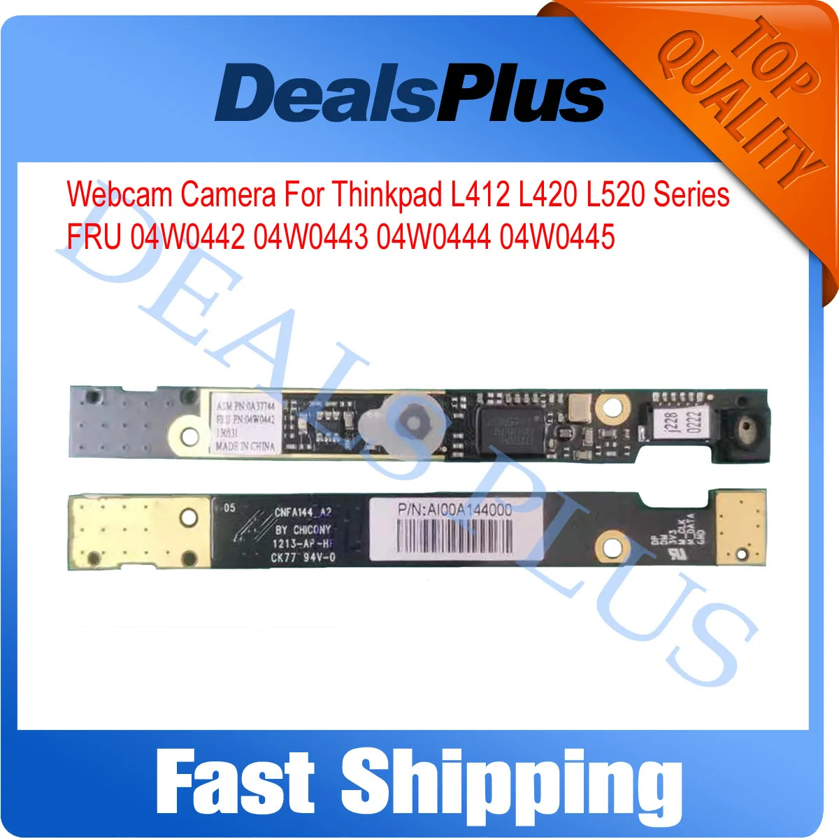 

New 720P HD Front Webcam Camera Module For Lenovo Thinkpad L412 L420 L520 Series FRU 04W0442 04W0443 04W0444 04W0445