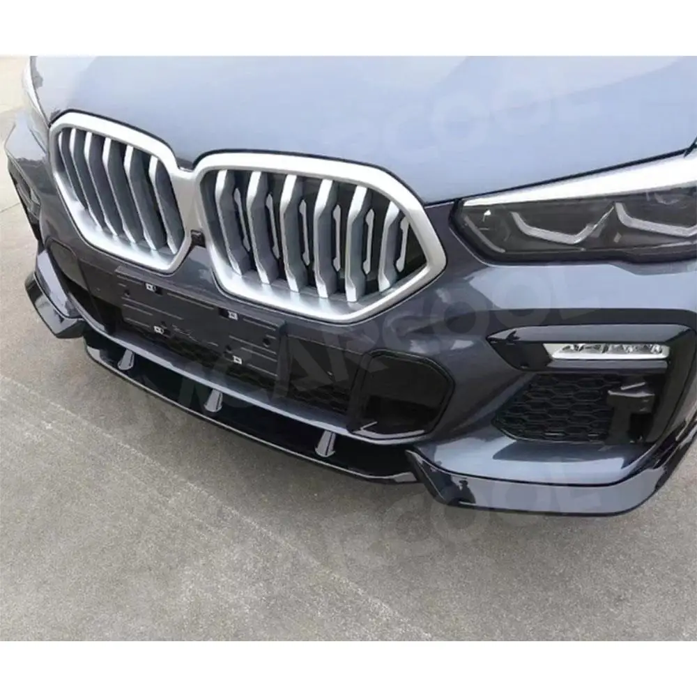 ABS передний бампер спойлер на подбородок автомобильные аксессуары для BMW X6 G06 M Sport