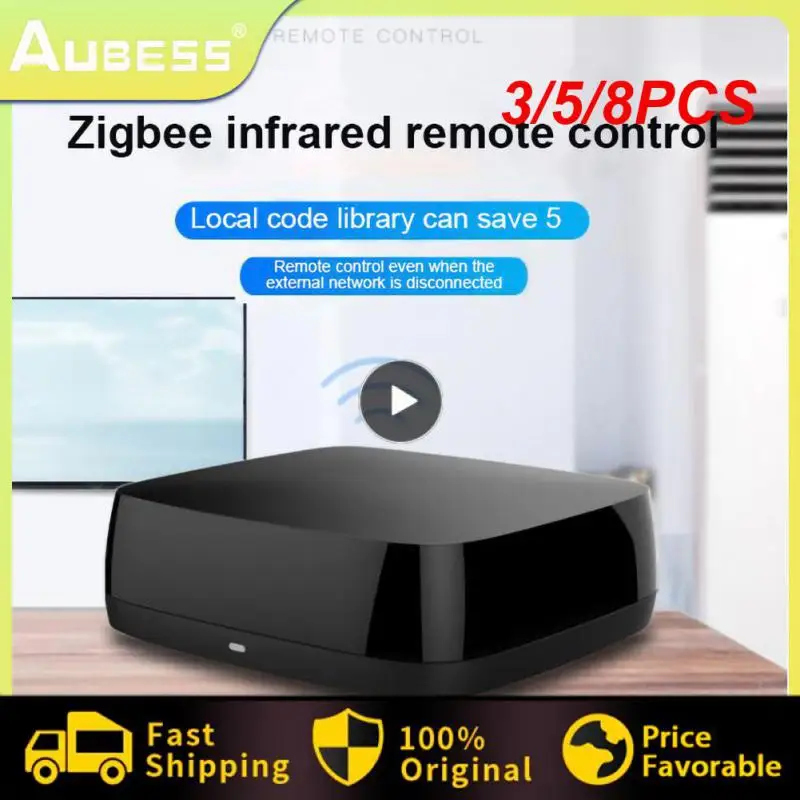

3/5/8PCS Smart Life For Tv Dvd Aud Ac Zigbee Universal Infrared Control Smart Home Ir Remote Control 5v 1a Usb Tuya