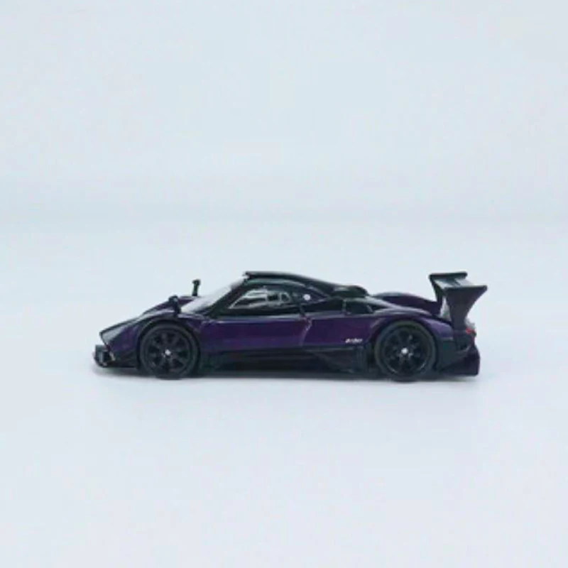 Tarmac работает 1:64 модель автомобиля Zonda R Viola PSO литой беговый автомобиль дисплей