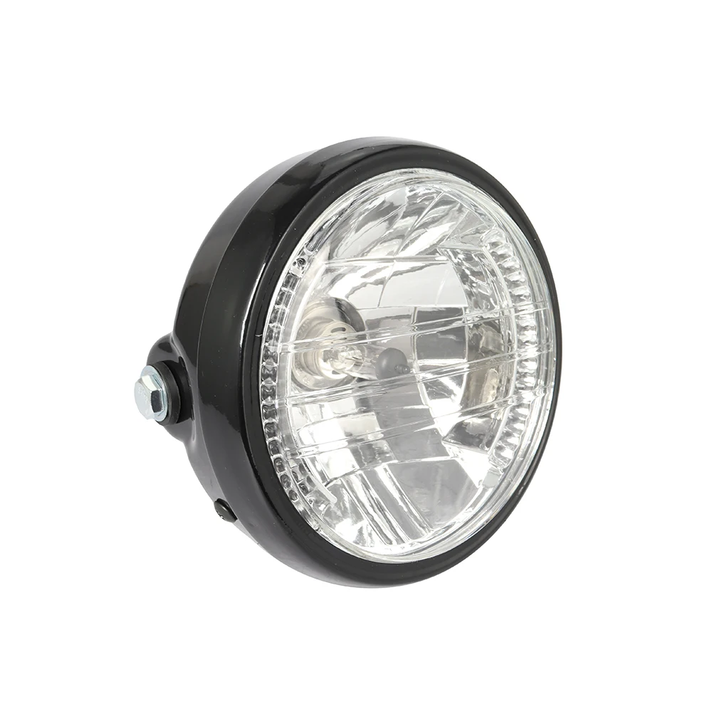 Универсальная Круглая Мотоциклетная Фара 7 Дюймов 12 В Для Harley Bobber Honda Yamaha Kawasaki Cafe