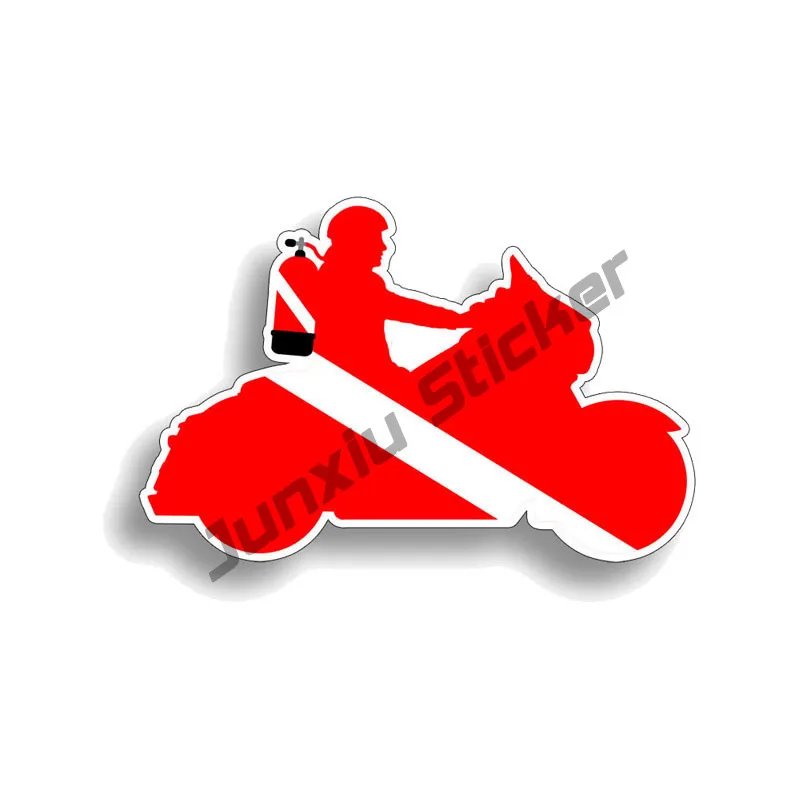 

Scuba Diver Down Reflective Car Sticker Decals for Bumper Window Rear Windshield Laptop Other Vehicle Accessories KK14*9cm