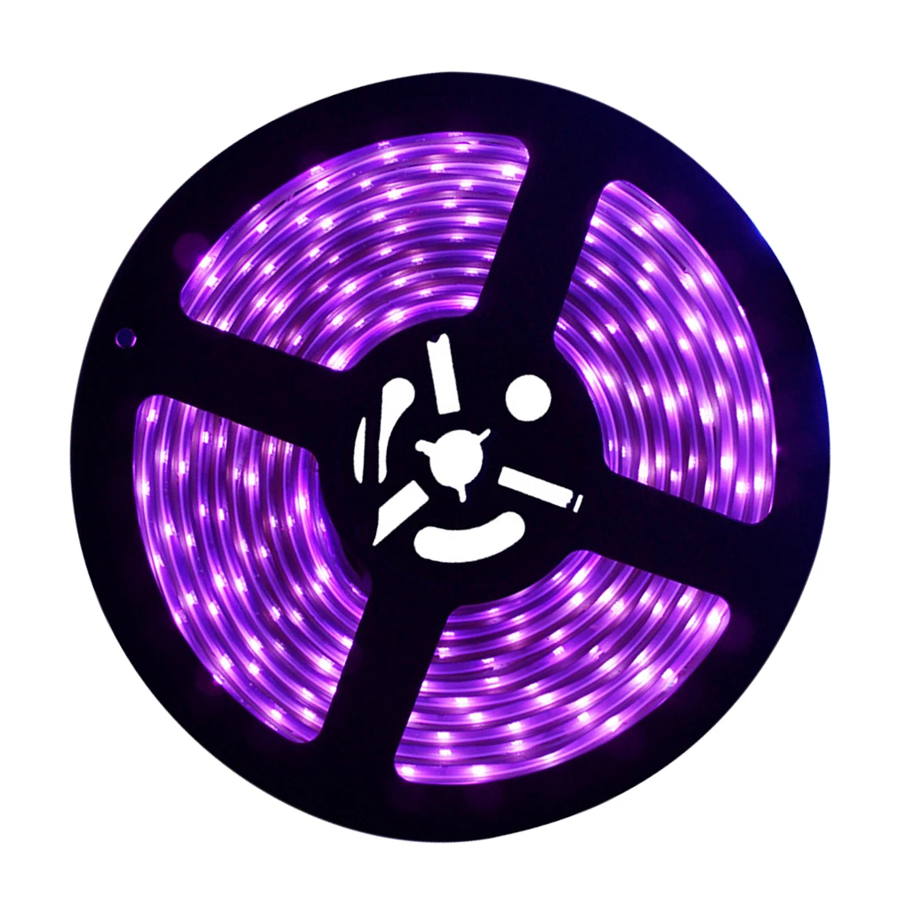 

12V 60W UV LED Strip Light 5 Meter UV Lamp Ribbon Flexible Purple Light Strip IP67 waterproof