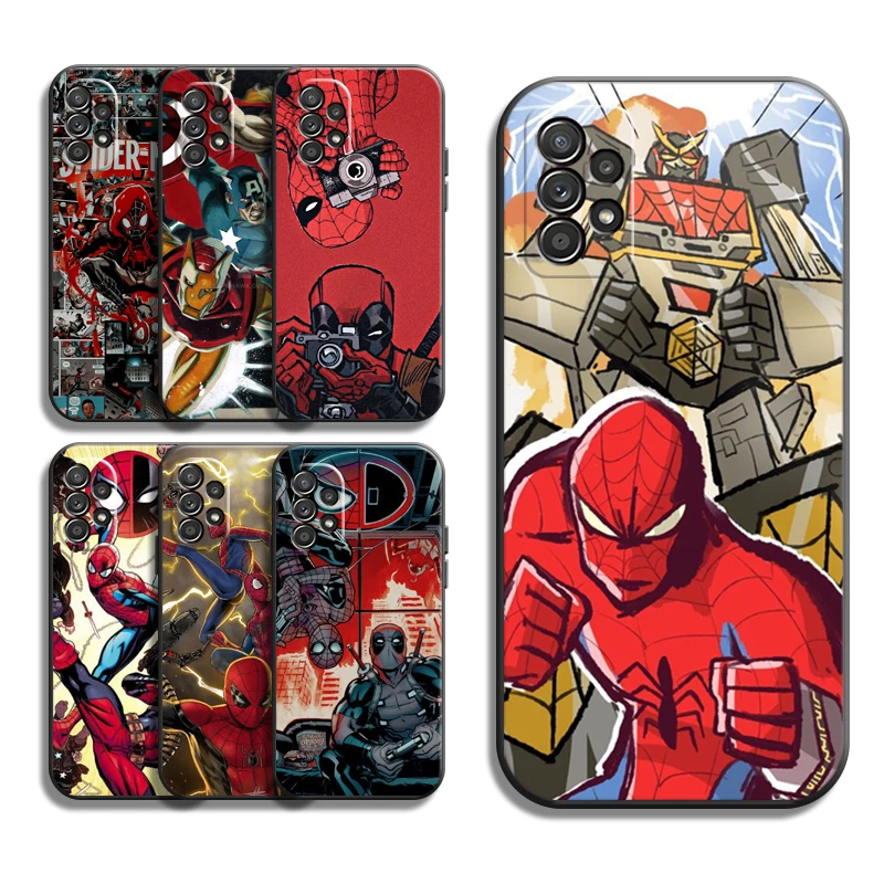 

Marvel Heroes Phone Cases For Samsung Galaxy A31 A32 A51 A71 A52 A72 4G 5G A11 A21S A20 A22 4G Back Cover Carcasa Soft TPU
