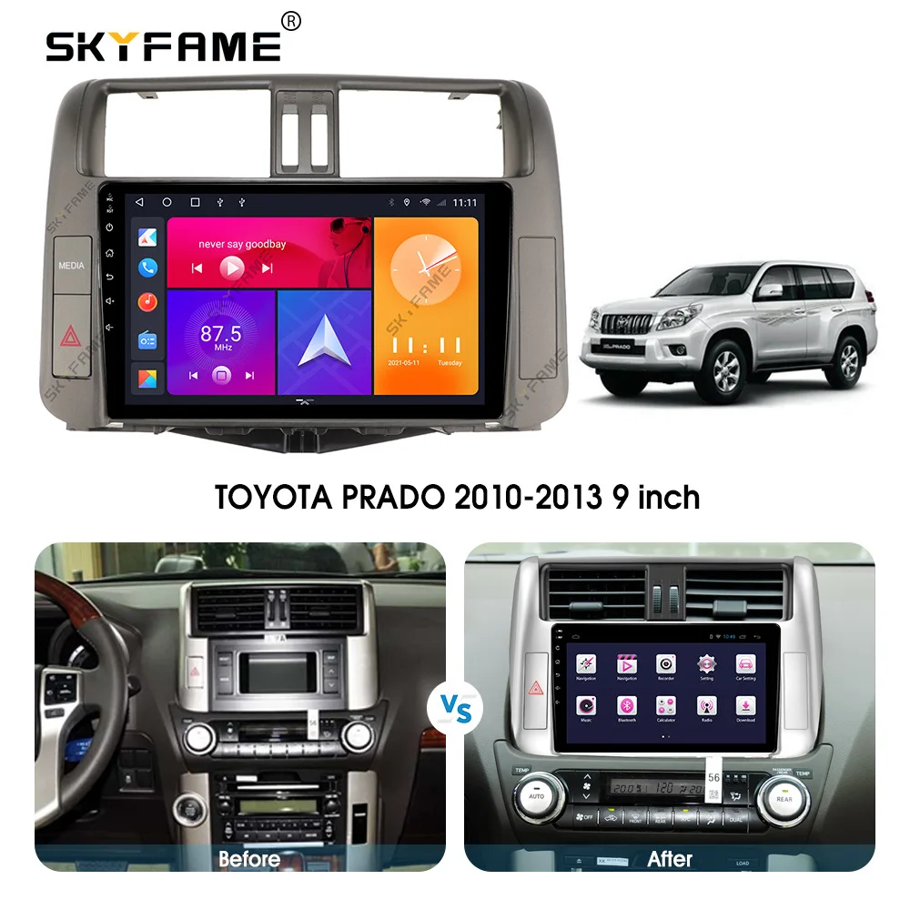 

Для TOYOTA PRADO 150 2010-2013 2 Din автомагнитола Android мультимедийный плеер GPS навигация IPS экран 9 дюймов