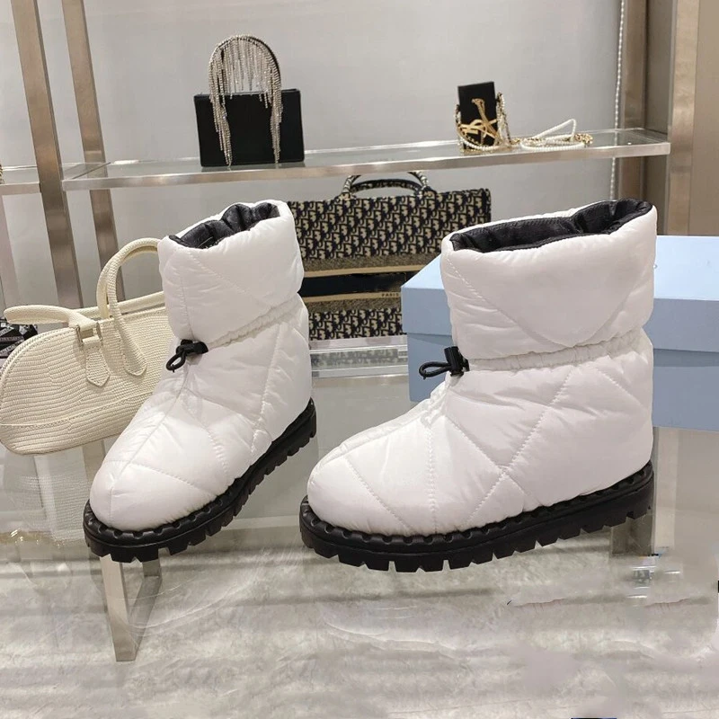 

Plus Size Brand Pop Nice Ins Fashion Women Ankle Boots Winter Warm Female Snow Boots Platforms Casual Short Shoes Woman Boots