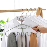 123pcs multifunctional wavy hanger underwear sling non slip hanger can overlap plastic clothes drying rack home storage tool