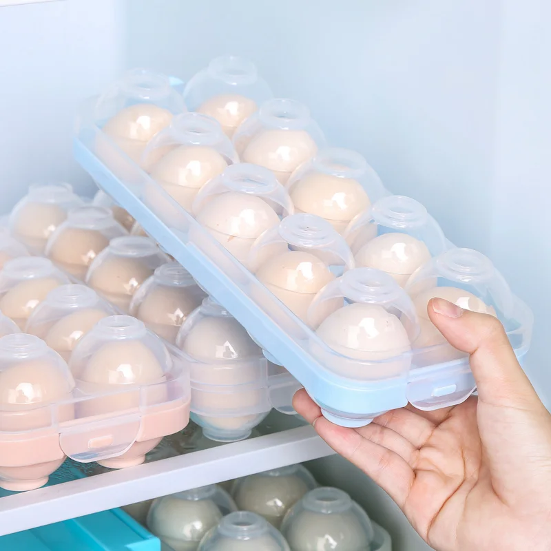 

10 Grid Egg Storage Box Airtight Fresh Preservation Container Crisper Eggs Transparent Dispenser for Refrigerator Fridge Kitchen