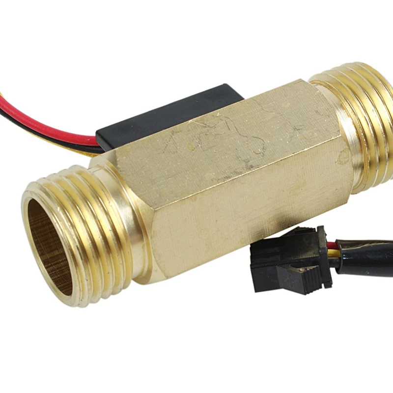 

New 3X 1/2PT Water Flow Sensor Switch Control Meter Flowmeter 1.5-30L/Min