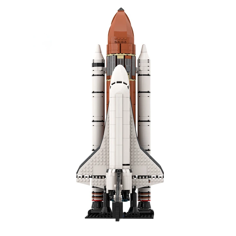 

Creative assembling space series Challenger spacecraft building block model decoration adult desktop model building block toy