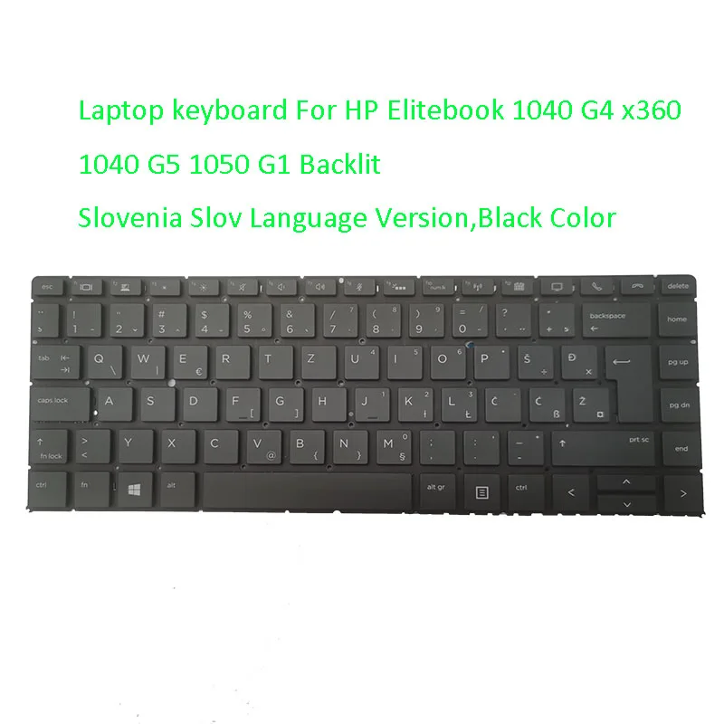 Клавиатура для ноутбука HP Elitebook 1040 G4 x360 G5 1050 G1 100% с подсветкой |