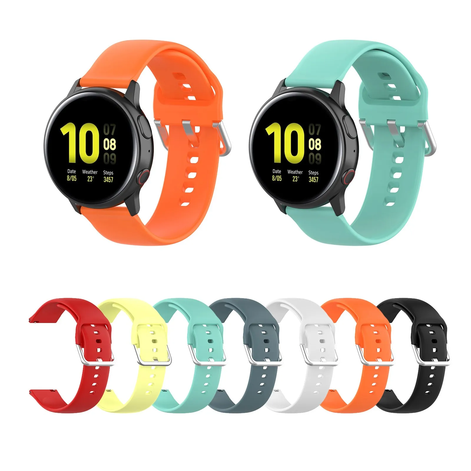 

Ремешок силиконовый для Samsung Galaxy Watch 3 R840, сменный мягкий браслет