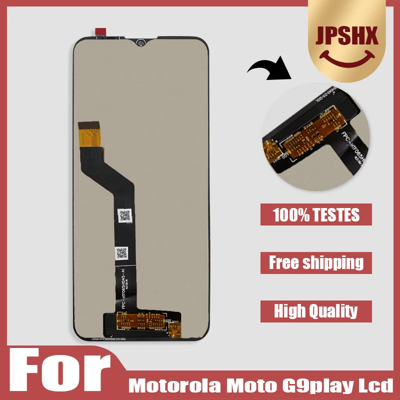 

6.5" Original For Motorola Moto G9 Play XT2083 LCD Display Touch Screen Digitizer Assembly For Moto E7 Plus XT2081 LCD Display