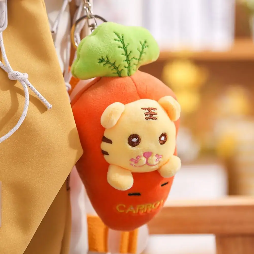 

Cute English Word Tiger Plush Pendant Plush Keychain Soft High Simulated