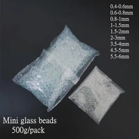 500gbag lab glass silica microbeads laboratory anti splash mini beads for ink grinding spray pump heating experiments