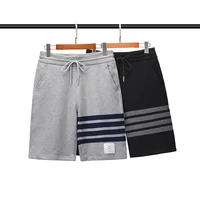 tb browin summer mens shorts color pure cotton woven contrasting four bars casual pants sweatpants