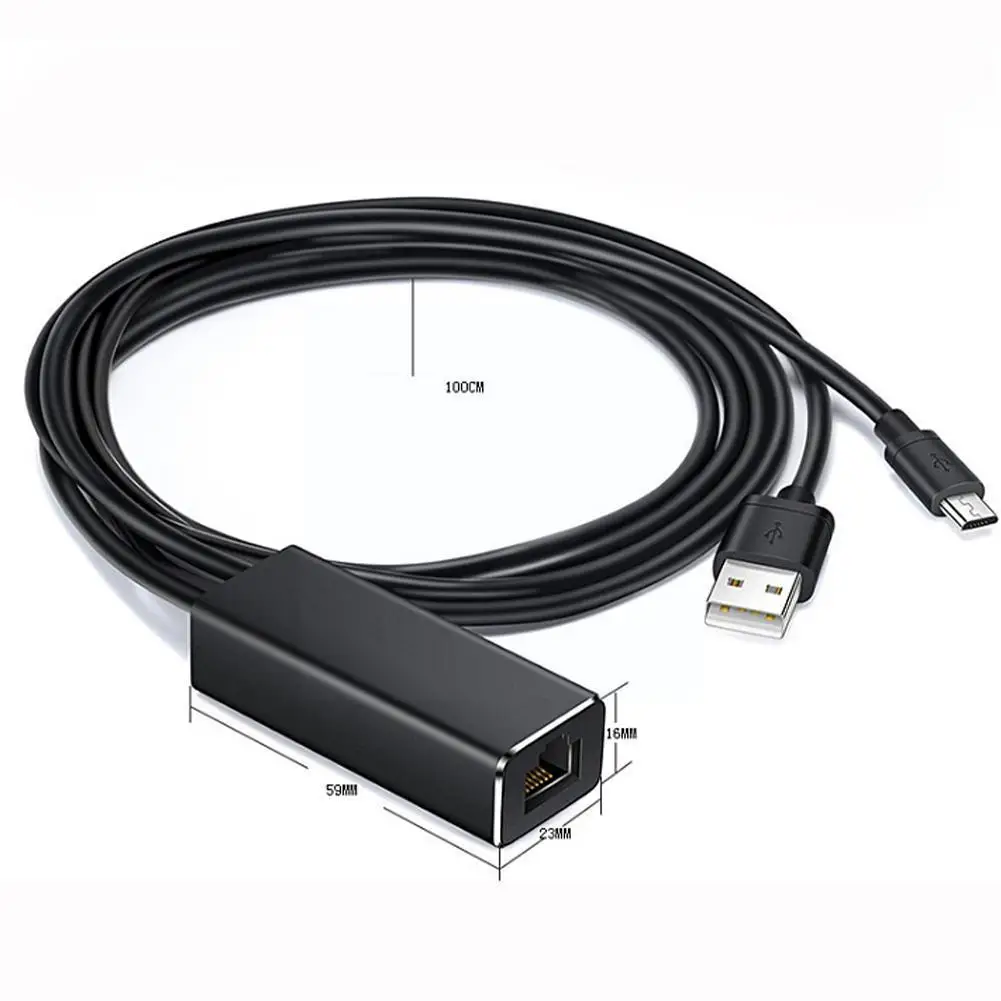 

Адаптер Ethernet для Usb 2,0 к Rj45 для дома 2 1 Ultra Audio Fire Tv Stick Сеть Micro Usb N7j4