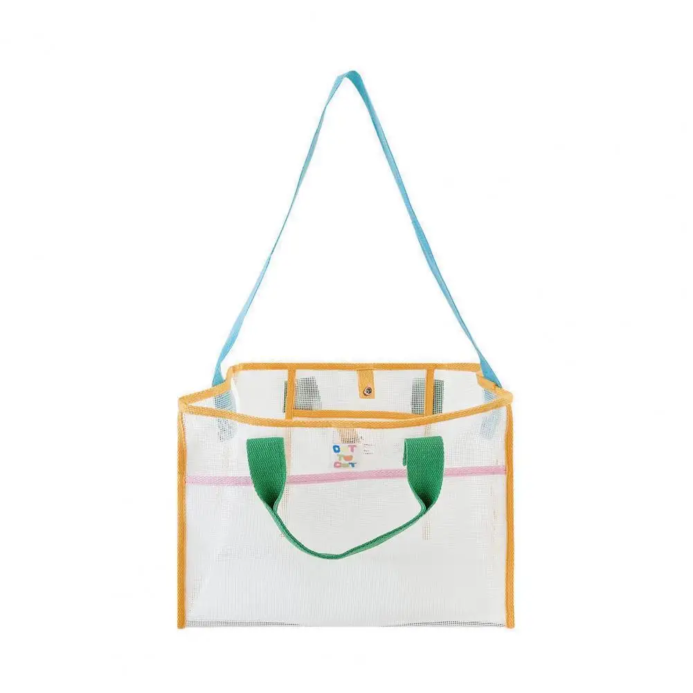 

Сумки для хранения, сумка на плечо, простая в переноске, Полиэстеровая Сетчатая Сумка контрастных цветов, товары для отпуска, организация до...