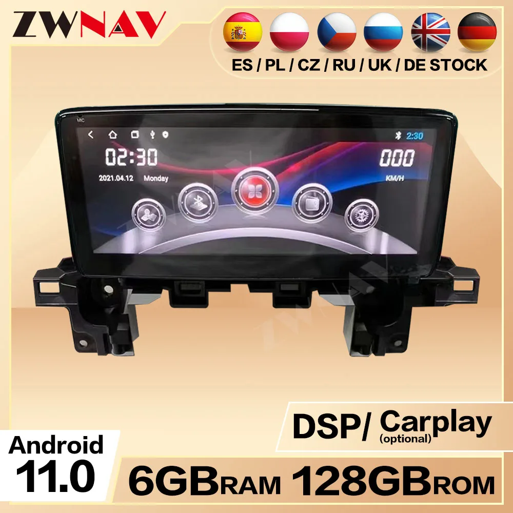 

Android Screen For MAZDA Onkseira MAZDA 2 3 CX-5 CX-3 Car Radio Multimedia Stereo Carplay Bluetooth DSP GPS Navigation Head Unit