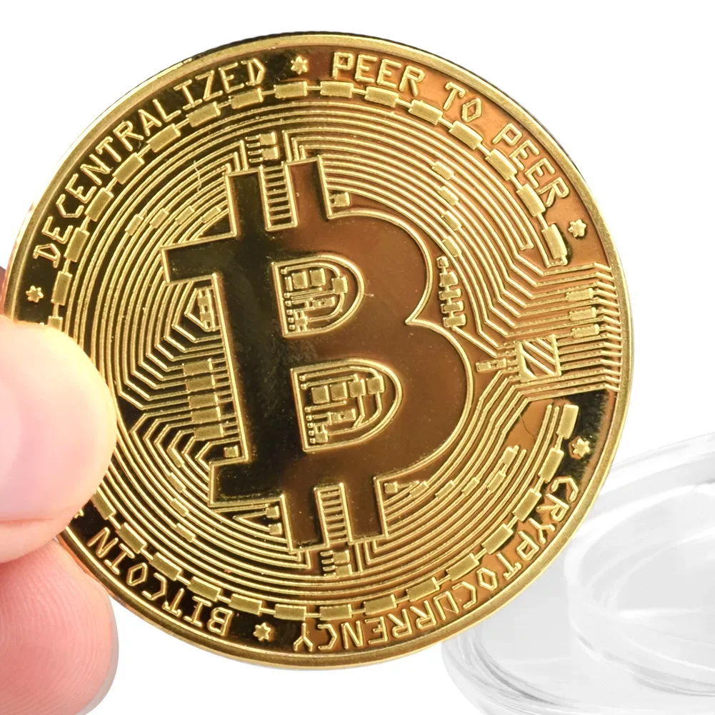 

1PC Gold Plated Bitcoin Coin BIT ADA Coin Doge Coin Tarot card Commemorative Coin Russian Million Ruble coin cryptocurrency coin